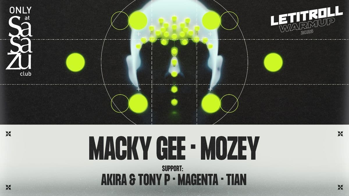 LET IT ROLL WARM UP - MACKY GEE & MOZEY (UK)